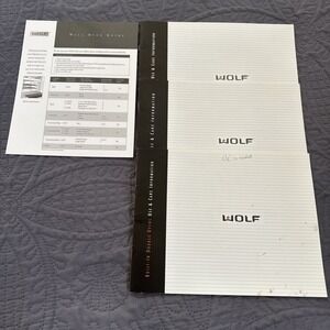 WOLF BUILT-IN WALL OVENS Gas range USE & CARE GUIDE,INSTALLATION  INSTRUCTIONS‎